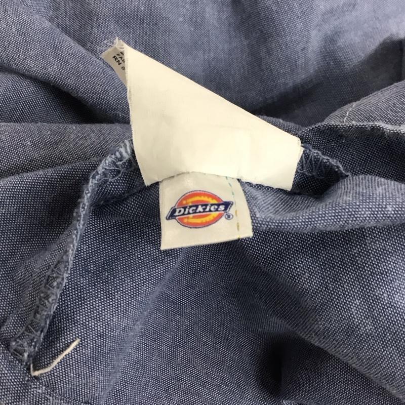 ディッキーズ Dickies シャツ、ブラウス 長袖 長袖シャツ 無地シャツ カラーシャツ XL 無地 インディゴ / インディゴ /  メンズ USED 古着 中古 10134699