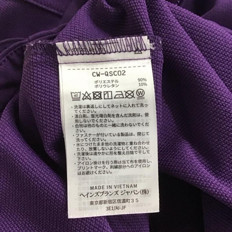 チャンピオン Campion パーカー 長袖 CW-QSC02 パーカー ジャケット アノラック ハーフジップ M ロゴ、文字 X プリント 紫 / パープル /  レディース USED 古着 中古 10133143