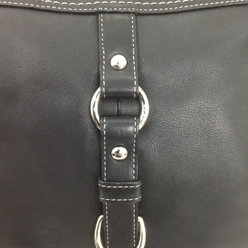 コーチ COACH トートバッグ トートバッグ F14018 無地 黒 / ブラック /  レディース USED 古着 中古 10133243