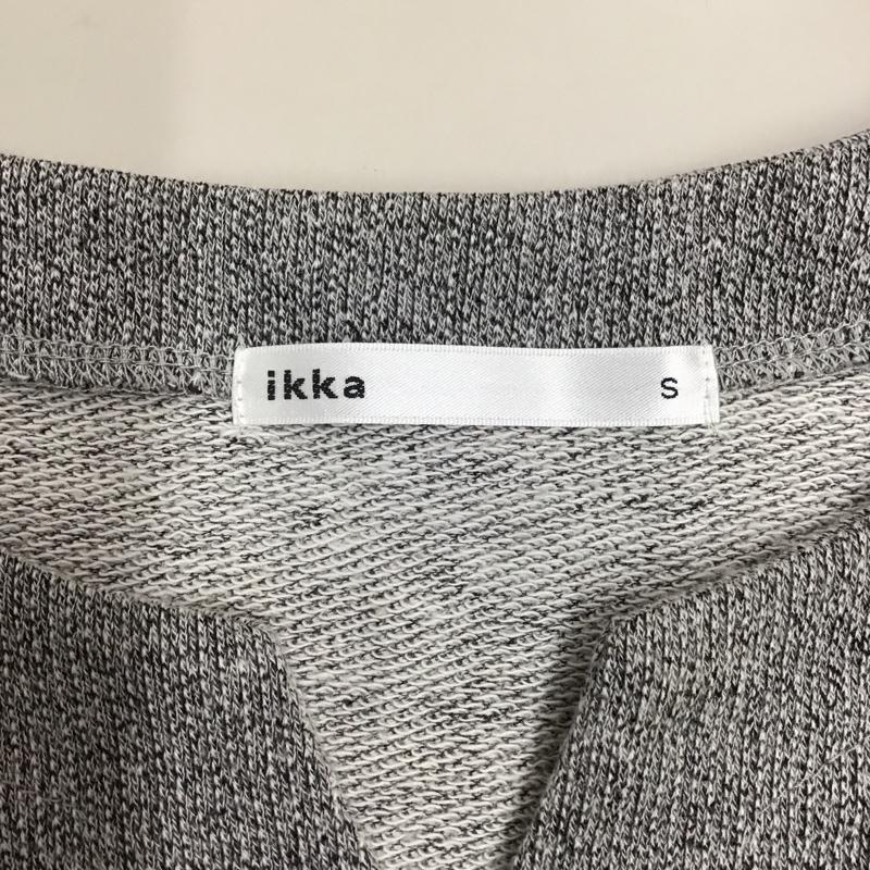 イッカ ikka カットソー 半袖 17SSCS-1506K 五分袖 S 無地 灰 / グレー /  メンズ USED 古着 中古 10117043