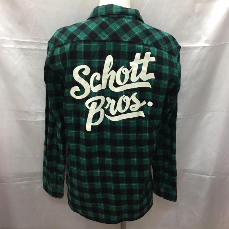 ショット Shott シャツ、ブラウス 長袖 チェックシャツ L チェック マルチカラー / マルチカラー /  メンズ USED 古着 中古 10108915