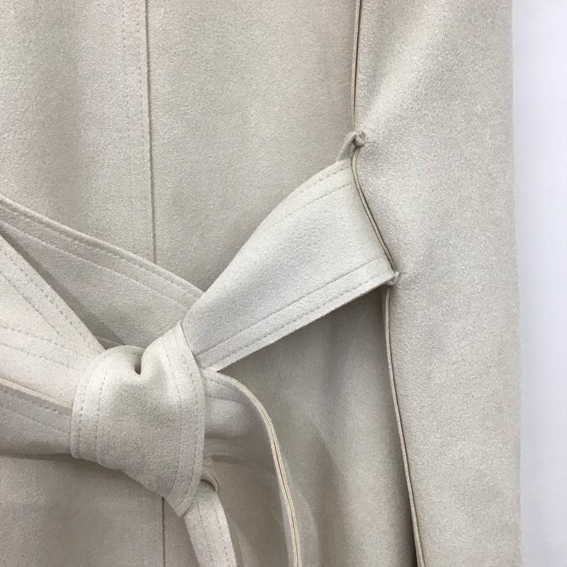 ザラ ZARA ベスト ベスト ロングベスト ノースリーブ バックスリット M 無地 アイボリー / アイボリー /  レディース USED 古着 中古 10138394