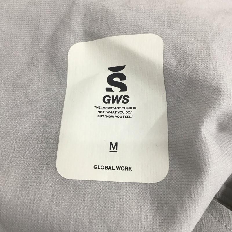 グローバルワーク GLOBAL WORK ボトムス ボトムス カジュアルパンツ ワークパンツ ワイドパンツ ストレッチパンツ M 無地 灰 / グレー /  メンズ USED 古着 中古 10106333