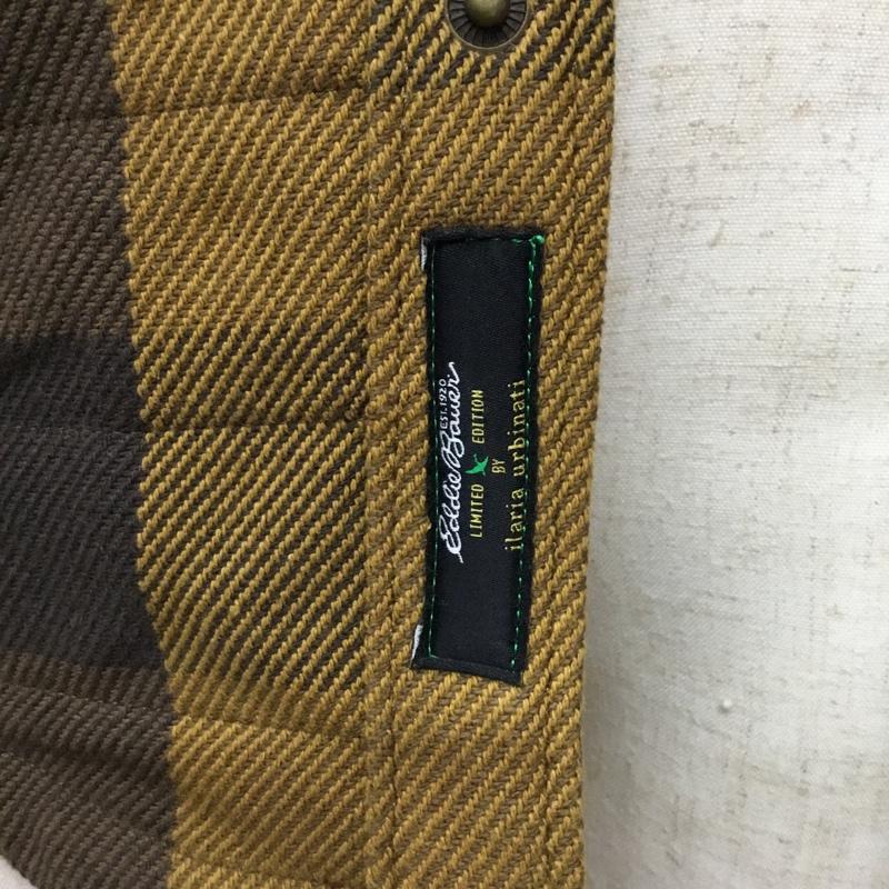 エディーバウアー Eddie Bauer ジャケット、上着 ジャンパー、ブルゾン M 無地 X チェック 茶 / ブラウン /  メンズ USED 古着 中古 10111848