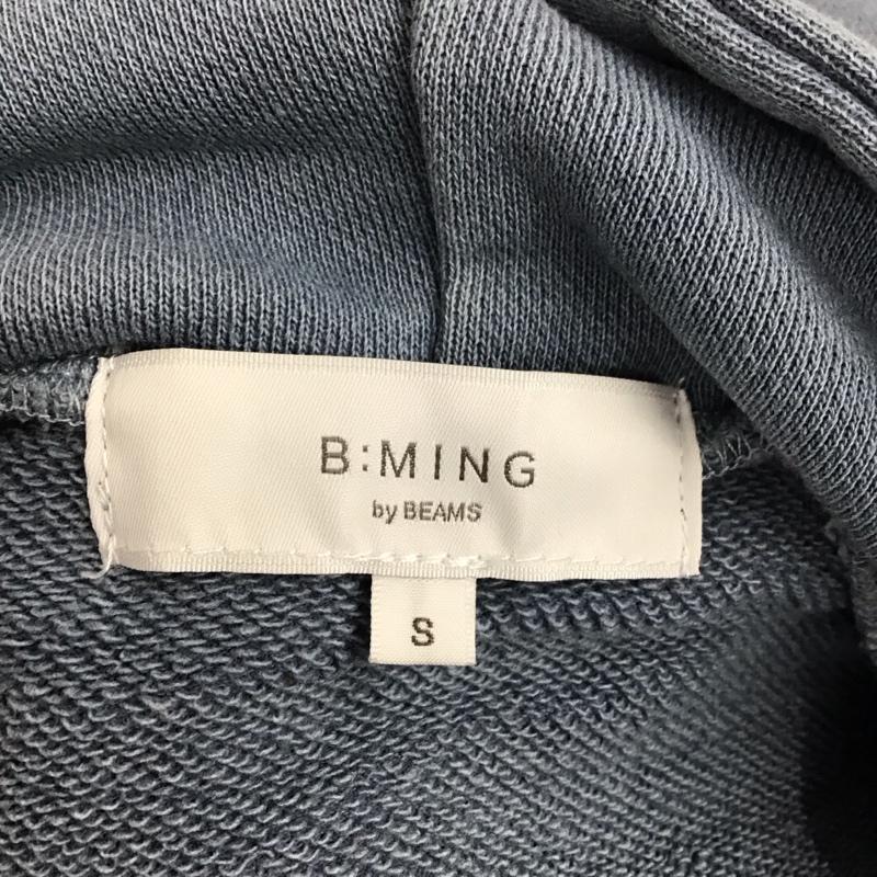 ビーミング バイ ビームス B:MING by BEAMS パーカー 長袖 長袖パーカー フード付きパーカー プリントスウェット トレーナー プルオーバーパーカー S 無地 水色 / ライトブルー /  メンズ USED 古着 中古 10122134