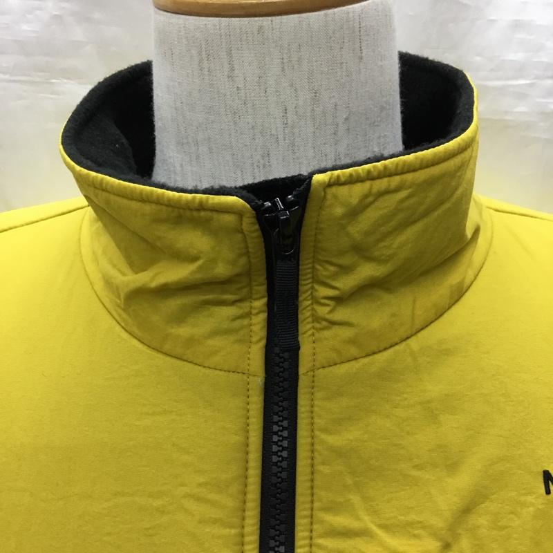 ザノースフェイス THE NORTH FACE ジャケット、上着 ジャケット、ブレザー na71831 フリースジャケット アウター ジップアップジャケット XL ロゴ、文字 黒 / ブラック / X 黄 / イエロー /  メンズ USED 古着 中古 10121475