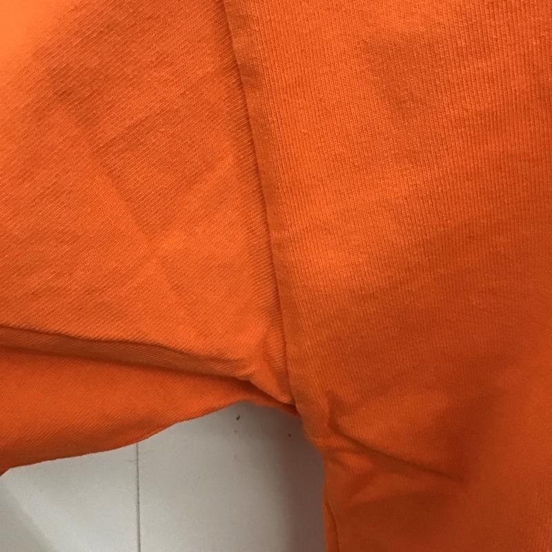 ケボズ KEBOZ カットソー 半袖 半袖カットソー プリントTシャツ クルーネックカットソー 半袖スウェット M ロゴ、文字 橙 / オレンジ /  メンズ USED 古着 中古 10119433