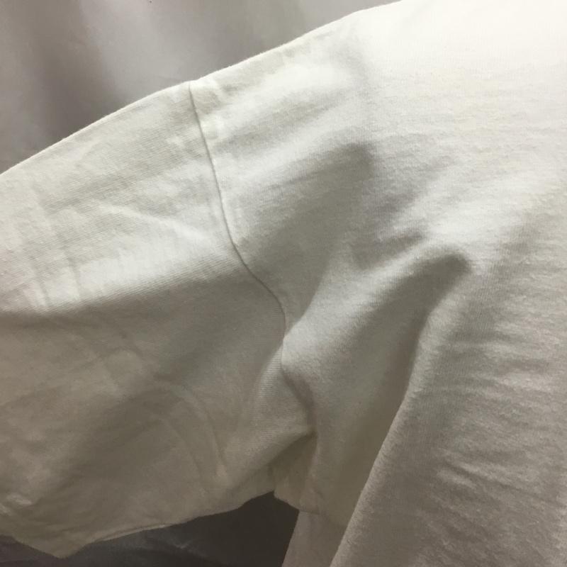 スタンダード カリフォルニア STANDARD CALIFORNIA Tシャツ 半袖 半袖カットソー プリントTシャツ クルーネックカットソー L ロゴ、文字 白 / ホワイト /  メンズ USED 古着 中古 10114124