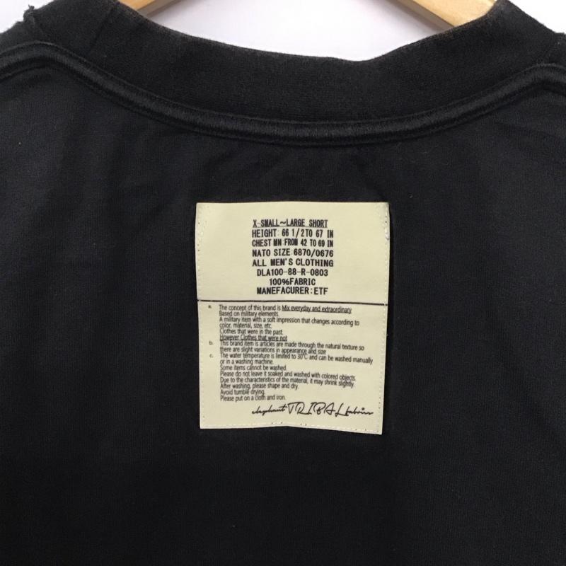 エレファントトライバルファブリックス elephant TRIBAL fabrics Tシャツ 半袖 半袖カットソー プリントTシャツ クルーネックカットソー FREE プリント 黒 / ブラック /  メンズ USED 古着 中古 10146460