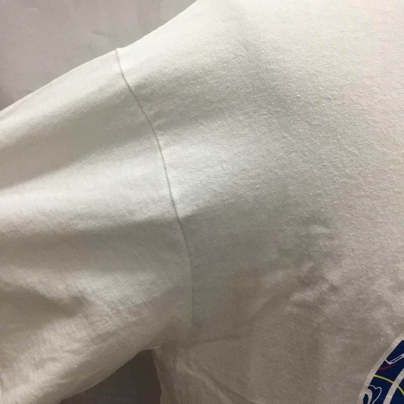 アベイシングエイプ A BATHING APE Tシャツ 半袖 001TEH731910C ベアブリック クルーネック XL プリント 白 / ホワイト /  メンズ USED 古着 中古 10121242