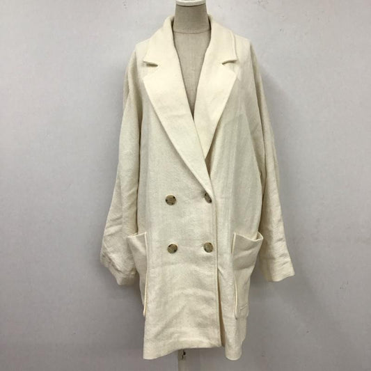 ザラ ZARA ジャケット、上着 ジャケット、ブレザー 8073 038 712 ダブル テーラードジャケット S 無地 アイボリー / アイボリー /  レディース USED 古着 中古 10118499