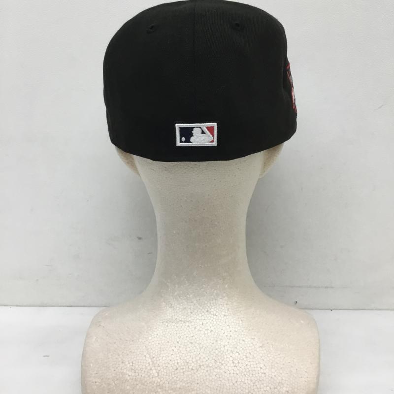 ニューエラ NEW ERA 帽子 キャップ ホワイトソックス ロゴ、文字 黒 / ブラック / X 白 / ホワイト /  メンズ USED 古着 中古 10129690