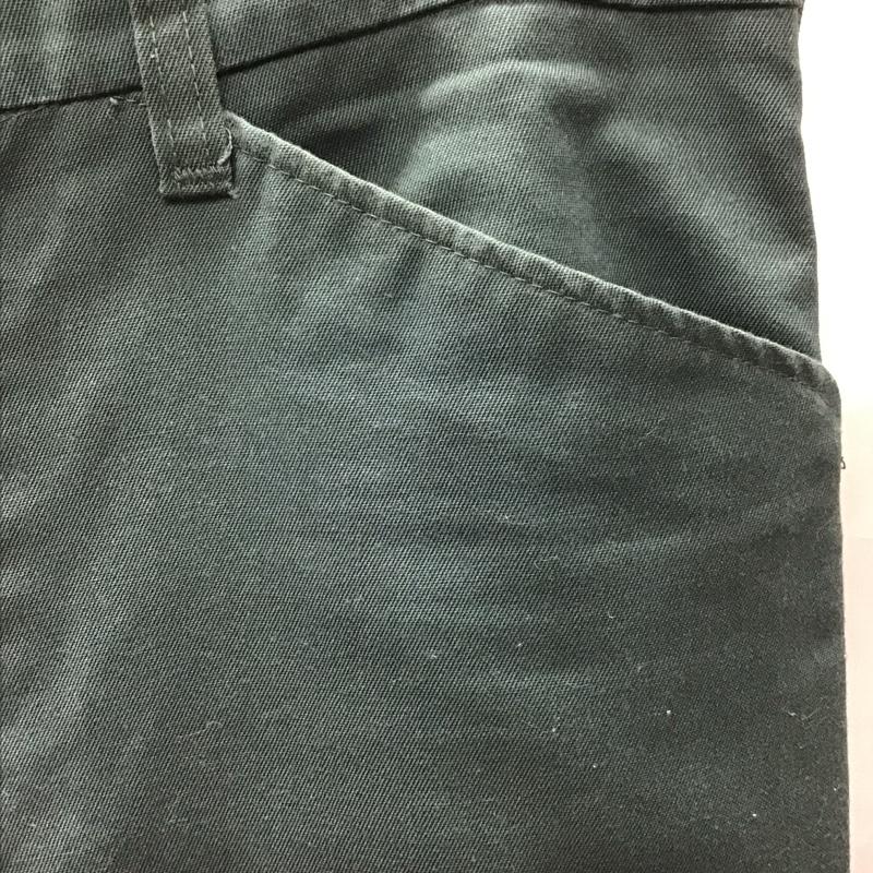 レッドキャップ RED KAP パンツ スラックス スラックスパンツ ワイドパンツ カジュアルパンツ センタータックパンツ 30インチ 無地 緑 / グリーン /  メンズ USED 古着 中古 10116293