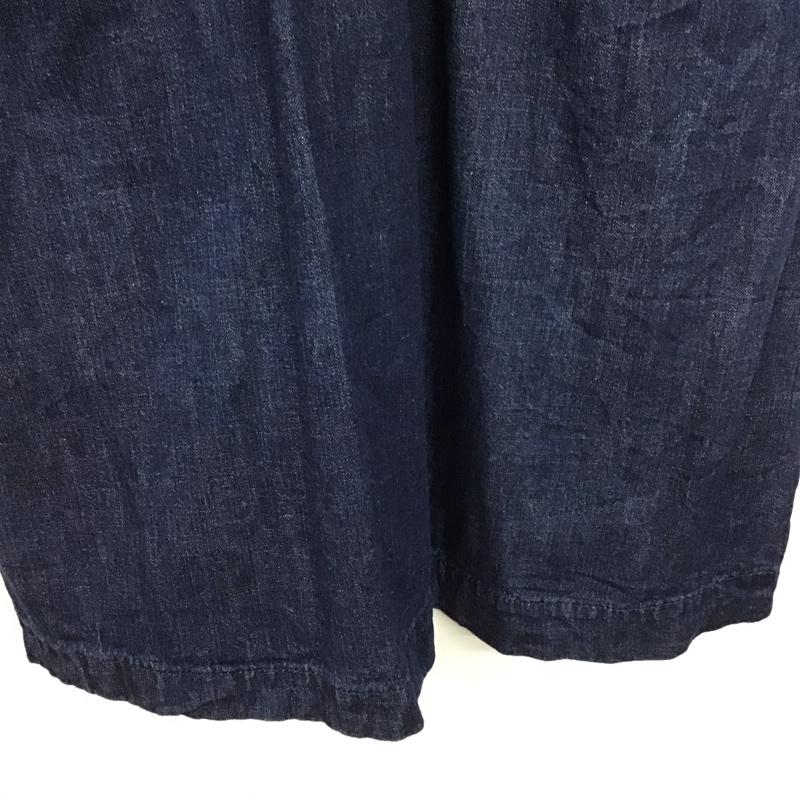 ニコアンド niko and... ワンピース ひざ丈スカート 無地 インディゴ / インディゴ /  レディース USED 古着 中古 10150409