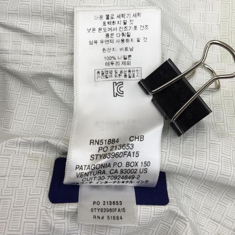 パタゴニア patagonia ジャケット、上着 ジャケット、ブレザー 83960FA15 S ロゴ、文字 青 / ブルー /  メンズ USED 古着 中古 10135123