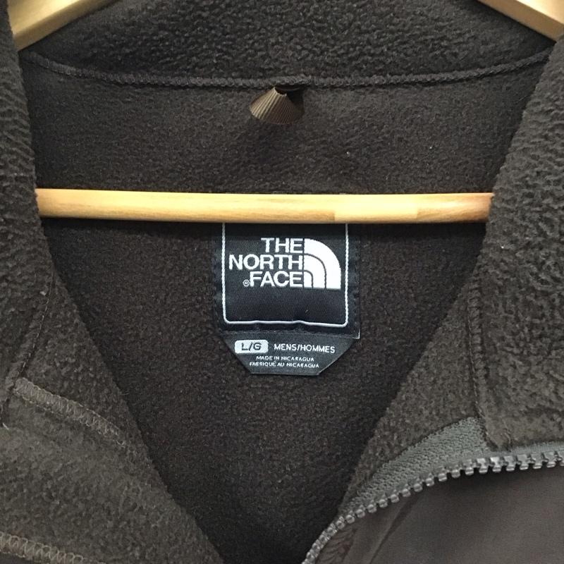 ザノースフェイス THE NORTH FACE ジャケット、上着 ジャケット、ブレザー ジップアップジャケット アウター ボアジャケット L ロゴ、文字 茶 / ブラウン /  メンズ USED 古着 中古 10137091