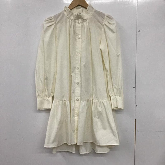 スナイデル SNIDEL ワンピース ロングスカート 長袖シャツワンピース ロングワンピース スタンドカラー 無地 白 / ホワイト /  レディース USED 古着 中古 10135424