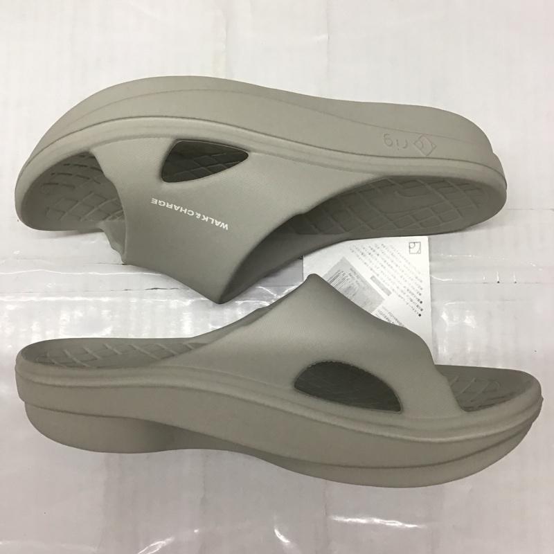 リグ rig サンダル サンダル slide タグ付き リカバリーサンダル L ロゴ、文字 灰 / グレー /  メンズ USED 古着 中古 10113348