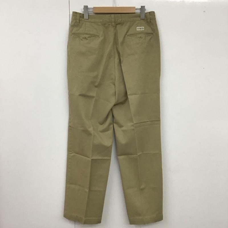 ポロバイラルフローレン Polo by RALPH LAUREN パンツ チノパン チノパン カジュアルパンツ ワイドパンツ ストレートパンツ 32インチ 無地 ベージュ / ベージュ /  メンズ USED 古着 中古 10112800
