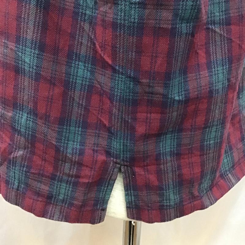 カスタムスタイル KUSTOMSTYLE シャツ、ブラウス 半袖 刺繍 ロゴ 胸ポケット L チェック マルチカラー / マルチカラー /  メンズ USED 古着 中古 10122617