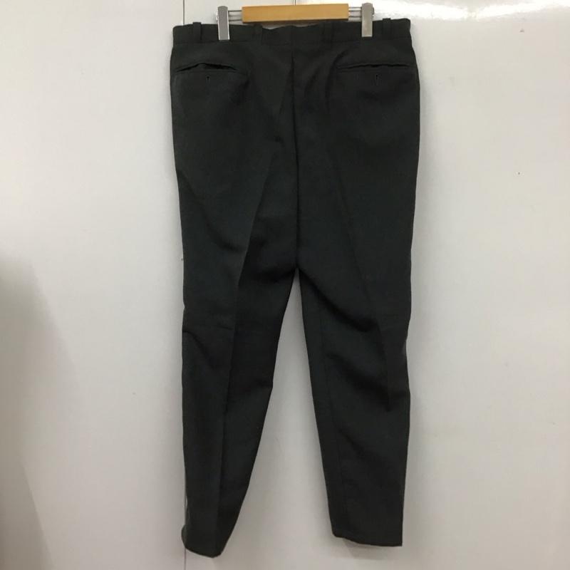 古着 USED パンツ スラックス スラックスパンツ ワイドパンツ カジュアルパンツ センタータックパンツ 48 ワンポイント 灰 / グレー /  メンズ USED 古着 中古 10109313