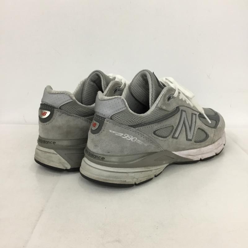 ニューエラ NEW ERA スニーカー スニーカー U990GR4 27cm 27.0cm ロゴ、文字 灰 / グレー /  メンズ USED 古着 中古 10149475