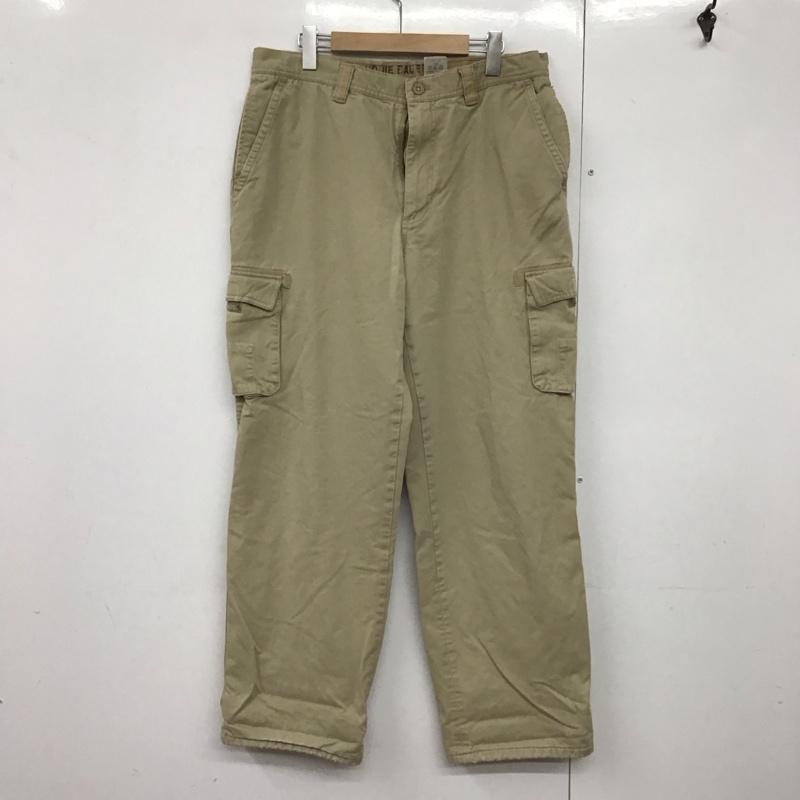 エディーバウアー Eddie Bauer パンツ ワークパンツ、ペインターパンツ ワークパンツ ワイドパンツ カジュアルパンツ カーゴパンツ 35インチ 無地 ベージュ / ベージュ /  メンズ USED 古着 中古 10141019