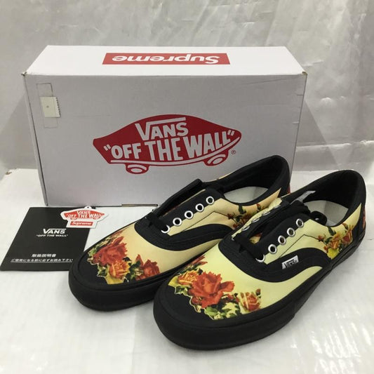 シュプリーム Supreme スニーカー スニーカー 721454 19SS Vans Jean Paul Gaultier Floral Print Era Pro 28.5cm 箱有 28.5cm 花柄 黒 / ブラック /  メンズ USED 古着 中古 10106028