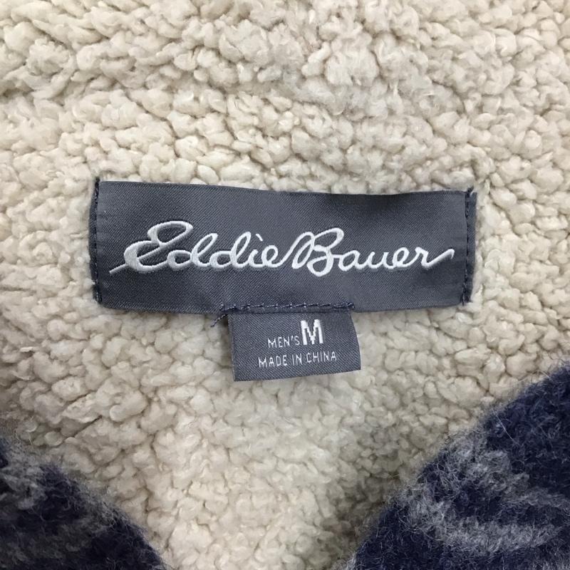 エディーバウアー Eddie Bauer パーカー 長袖 ジップアップパーカー 長袖パーカー フード付きボアパーカー M ボーダー柄 マルチカラー / マルチカラー /  メンズ USED 古着 中古 10113242