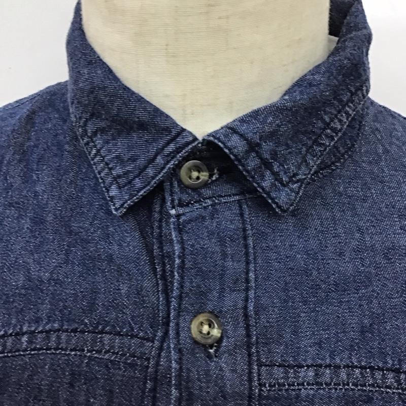 チチカカ TITICACA シャツ、ブラウス 長袖 EWMCA027-L デニムシャツ L 刺繍 インディゴ / インディゴ /  レディース USED 古着 中古 10114952