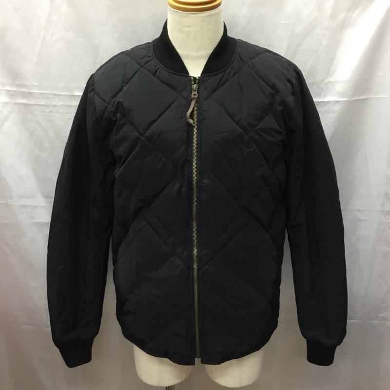 エディーバウアー Eddie Bauer ジャケット、上着 ジャンパー、ブルゾン ジップアップジャケット ジャンパー アウター ダウンジャケット キルティングジャケット M 無地 黒 / ブラック /  メンズ USED 古着 中古 10111320