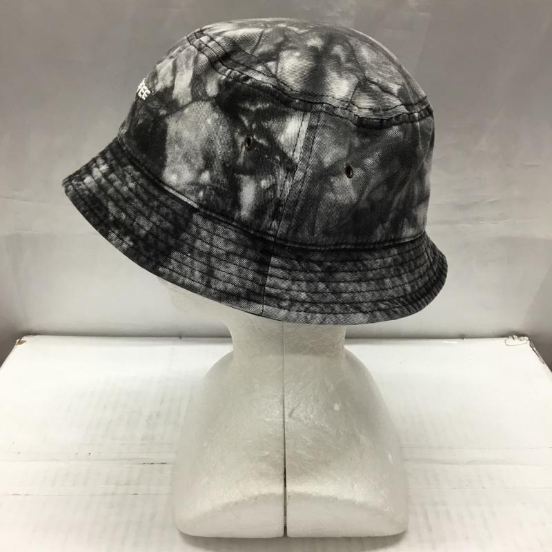 ノーコーヒー NO COFFEE 帽子 ハット バケットハット バケハ タイダイ ロゴ、文字 黒 / ブラック /  メンズ USED 古着 中古 10113982