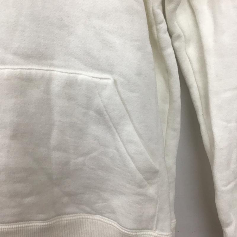 アニエス・ベー agnes b. パーカー 長袖 ex92scf0 agnes b. × ADAM ET ROPE M ロゴ、文字 X 無地 白 / ホワイト /  レディース USED 古着 中古 10147840