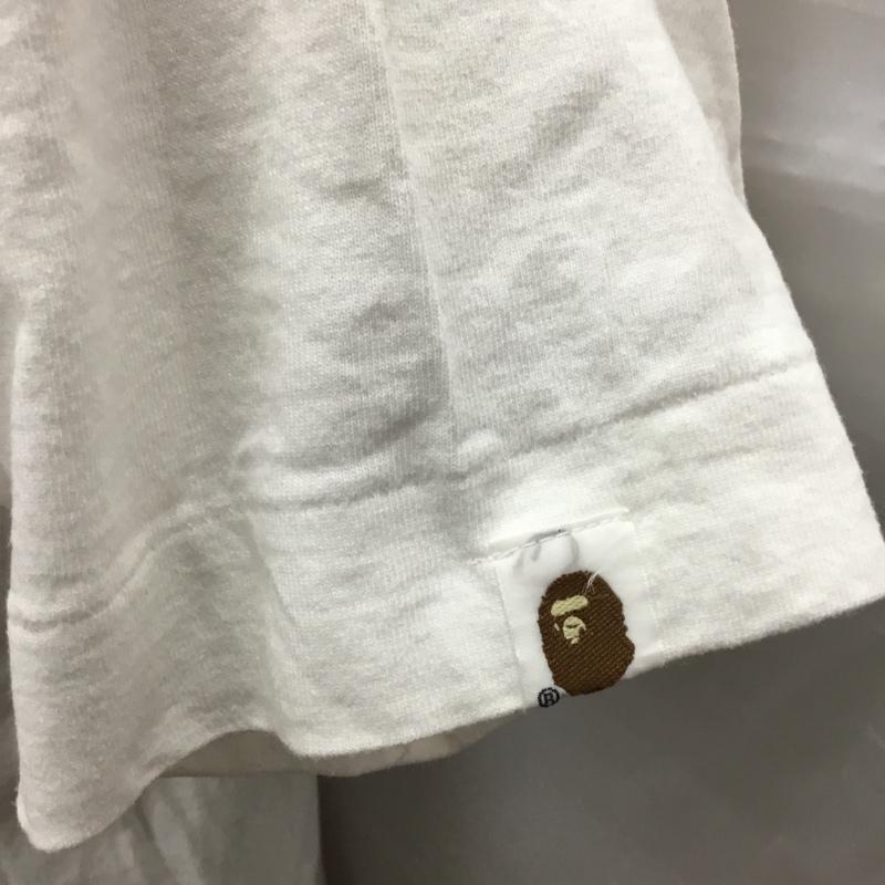 アベイシングエイプ A BATHING APE Tシャツ 半袖 CAMOUCOLLAGE 迷彩 M ロゴ、文字 白 / ホワイト /  メンズ USED 古着 中古 10115697