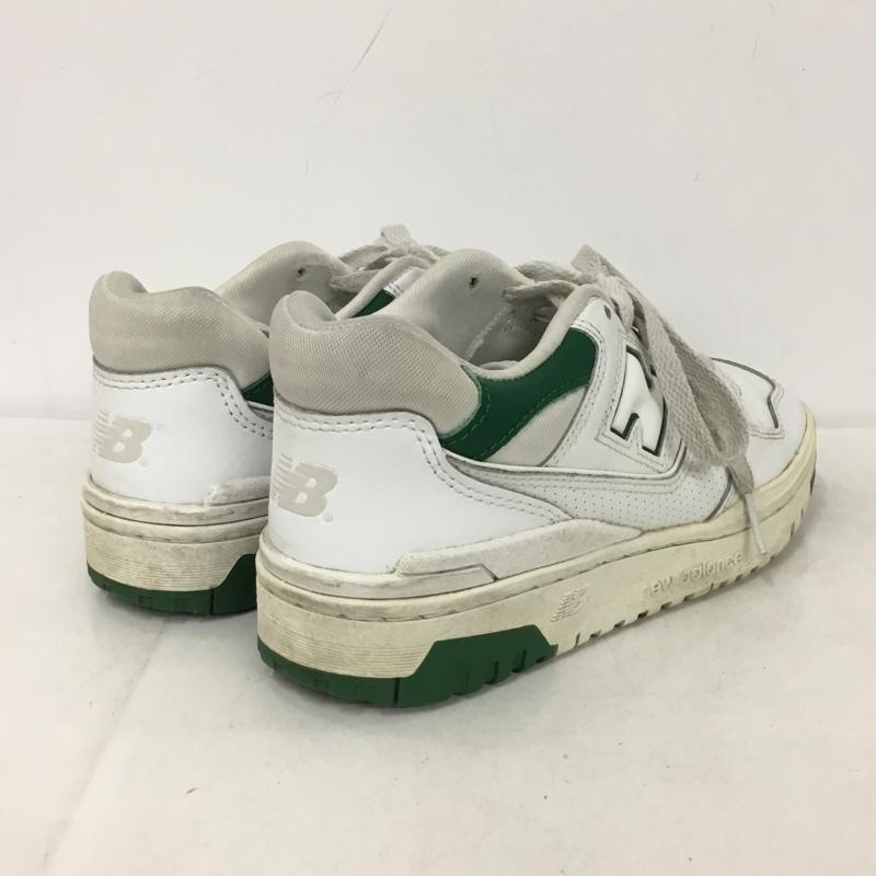 ニューバランス New Balance スニーカー スニーカー BB550 SWB 23cm 23.0cm ロゴ、文字 白 / ホワイト / X 緑 / グリーン /  レディース USED 古着 中古 10136935