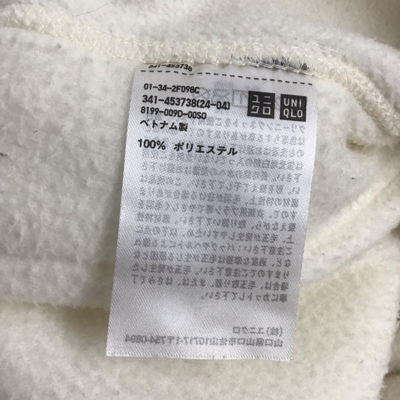 ユニクロ UNIQLO ジャケット、上着 ジャケット、ブレザー 341-453738 フリースボタンナッププルオーバー スタンドネック S 無地 白 / ホワイト /  メンズ USED 古着 中古 10131988