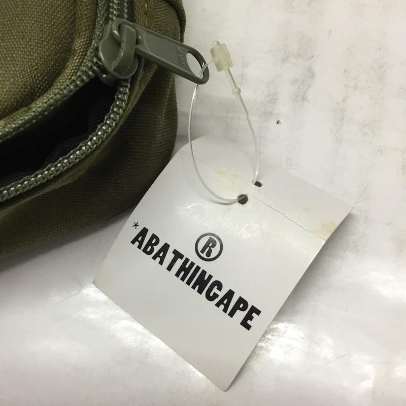 アベイシングエイプ A BATHING APE ポーチ ポーチ スクエア カモフラージュ柄・迷彩 カーキ / カーキ /  メンズ USED 古着 中古 10113723