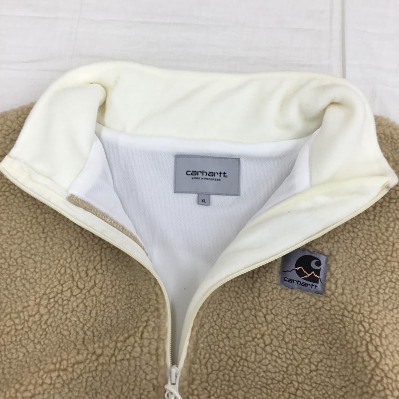 カーハート Carhartt ジャケット、上着 ジャケット、ブレザー XL ロゴ、文字 ベージュ / ベージュ / X 茶 / ブラウン /  メンズ USED 古着 中古 10137710