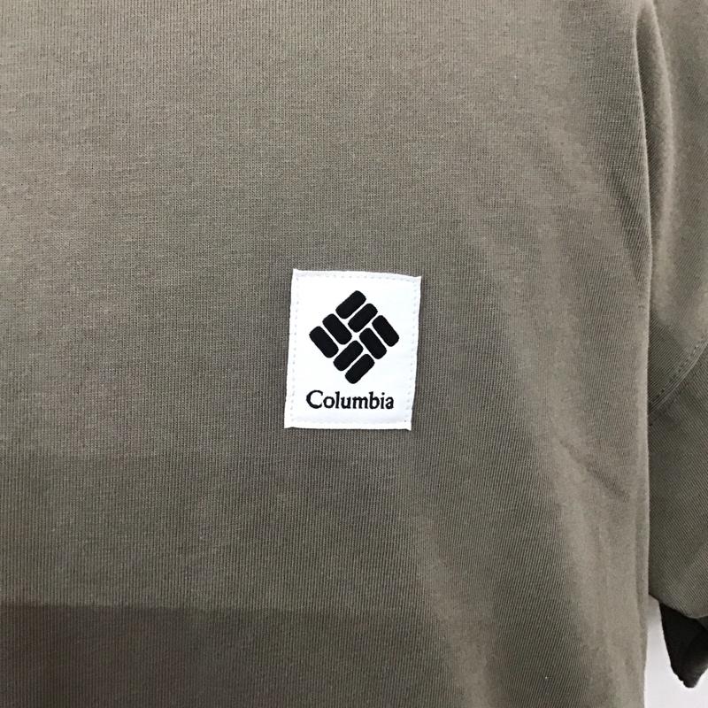コロンビア Columbia Tシャツ 半袖 123 PM6871 Imperial Park Graphic SS Tee バックプリント M ロゴ、文字 灰 / グレー /  メンズ USED 古着 中古 10113922