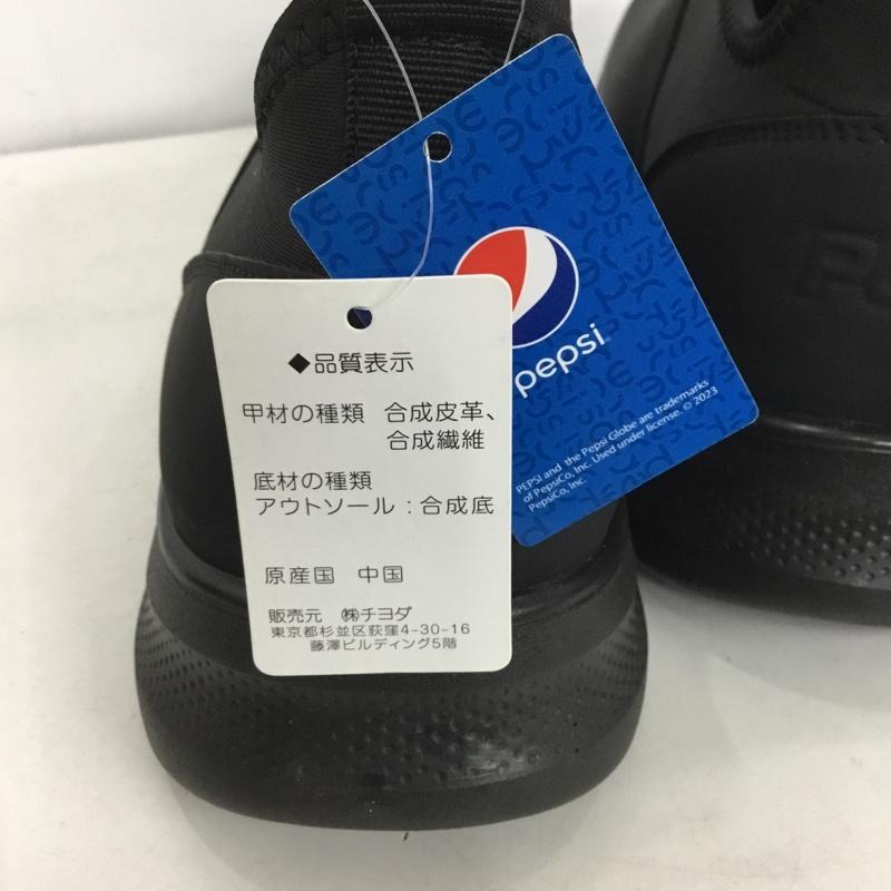 ペプシ PEPSI スリッポン スリッポン PS-003 クッションインソールスリッポン 28cm 28.0cm ロゴ、文字 黒 / ブラック /  メンズ USED 古着 中古 10149439