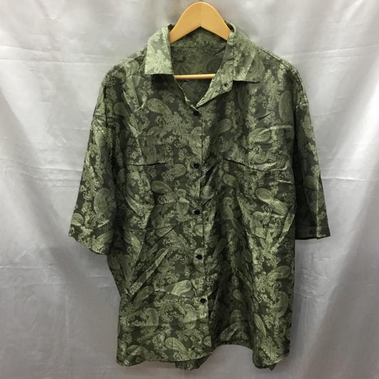 クティール kutir シャツ、ブラウス 半袖 KT026262BW ビッグシルエット FREE ペイズリー カーキ / カーキ /  メンズ USED 古着 中古 10117795