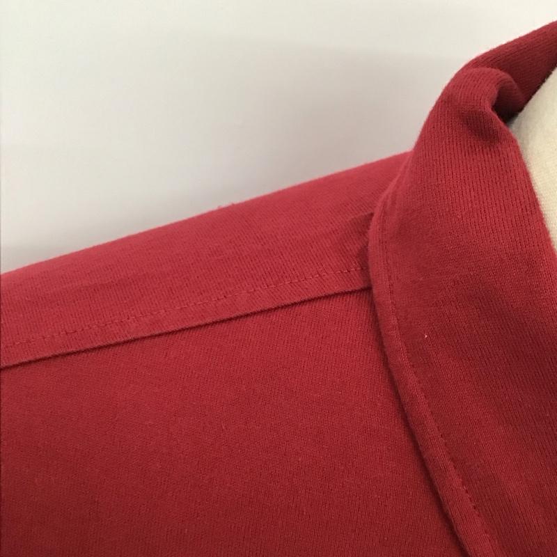 エルエルビーン L.L.Bean シャツ、ブラウス 半袖 半袖シャツ カラーシャツ 半袖カットソー ボタンダウン L 無地 えんじ / ワインレッド /  メンズ USED 古着 中古 10122978