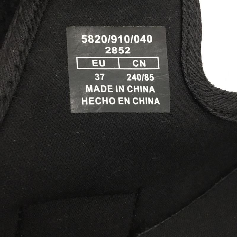 ザラ ZARA スニーカー スニーカー 5820 910 040 ストラップ ローカット EU37 無地 黒 / ブラック /  レディース USED 古着 中古 10109919
