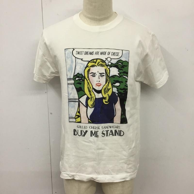 サノバチーズ SON OF THE CHEESE Tシャツ 半袖 半袖カットソー プリントTシャツ クルーネックカットソー M プリント 白 / ホワイト /  メンズ USED 古着 中古 10120841