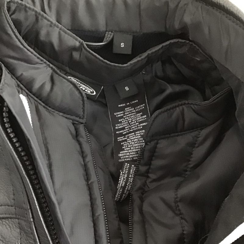 ハーレーダビッドソン Harley-Davidson ジャケット、上着 ジャンパー、ブルゾン S 無地 黒 / ブラック /  メンズ USED 古着 中古 10124530