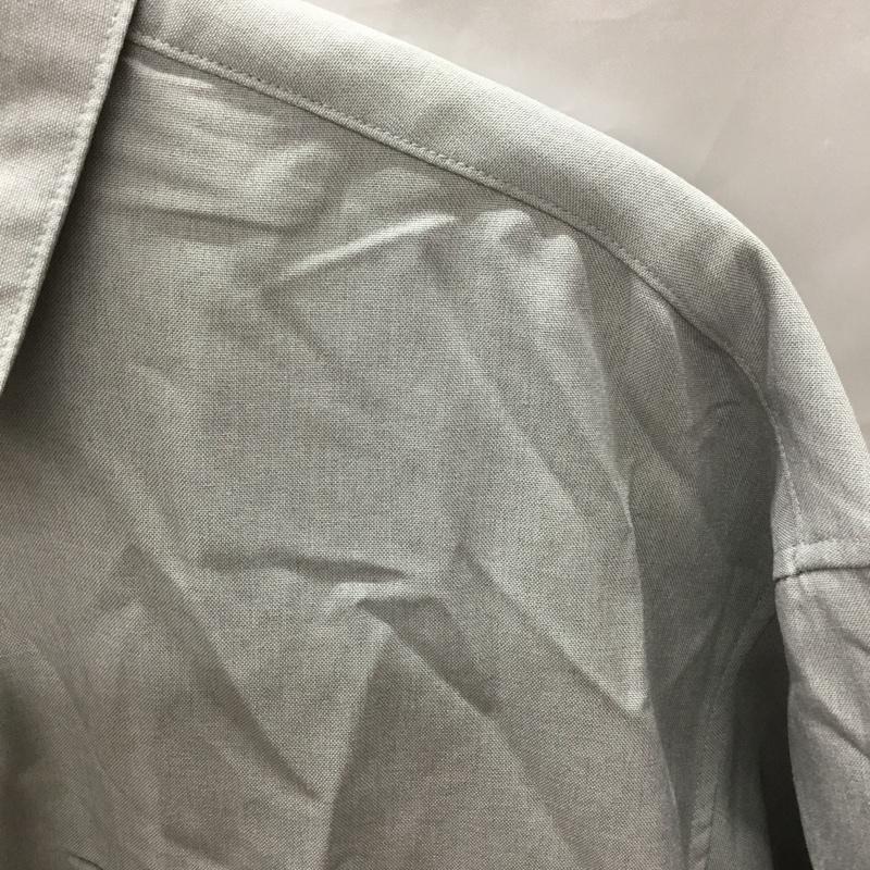 ビーノ Beno シャツ、ブラウス 半袖 ハーフジップ L 無地 灰 / グレー /  メンズ USED 古着 中古 10117781