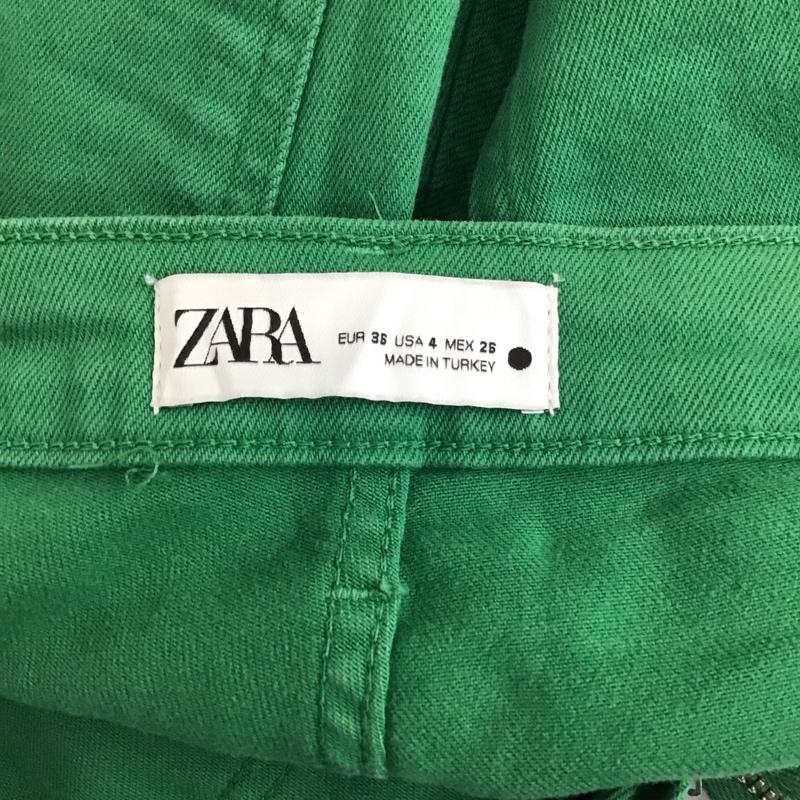 ザラ ZARA パンツ デニム、ジーンズ カラージーンズ 無地 緑 / グリーン /  レディース USED 古着 中古 10118743
