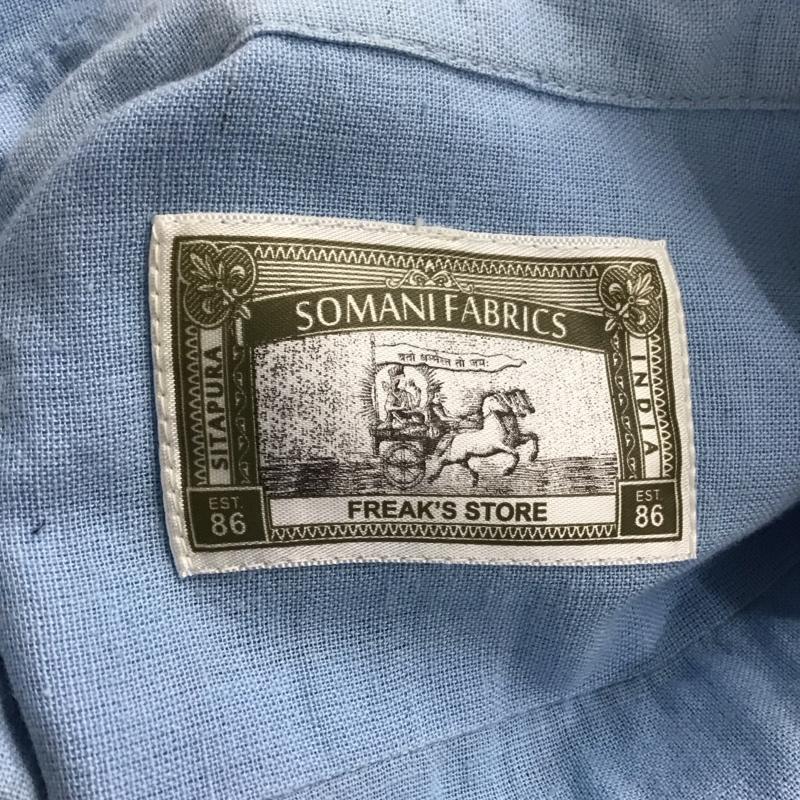 フリークスストア FREAK S STORE シャツ、ブラウス 半袖 M 無地 水色 / ライトブルー /  メンズ USED 古着 中古 10128315