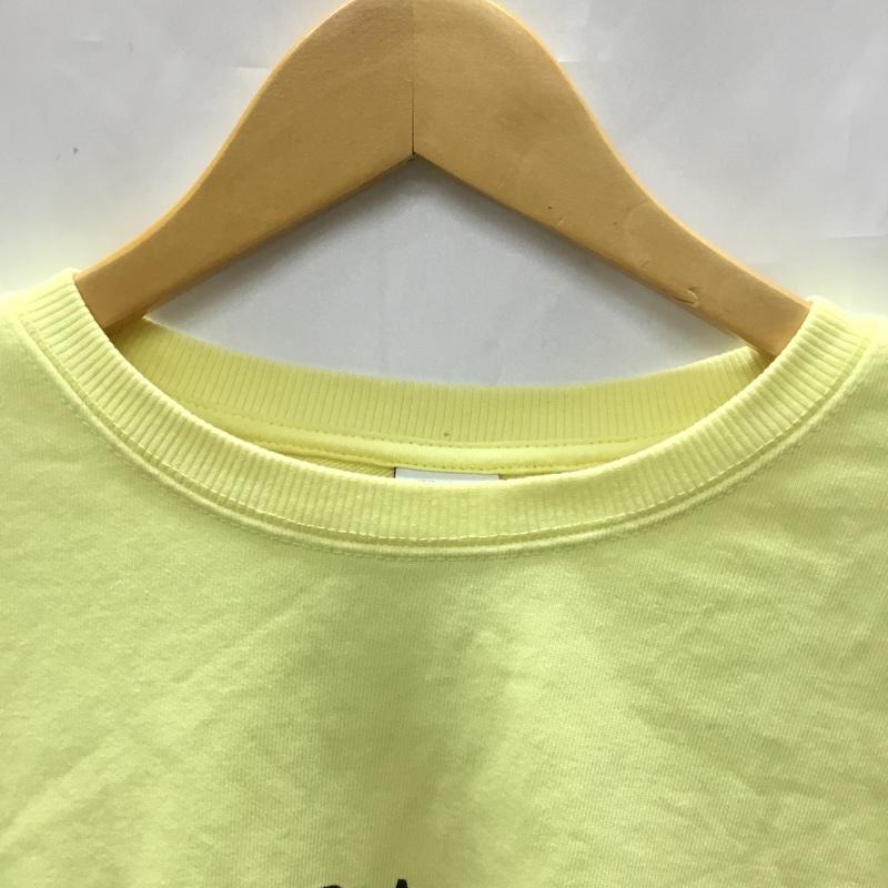 ザラ ZARA トレーナー 長袖 160cm 無地 黄 / イエロー /  ガールズ USED 古着 中古 10110563