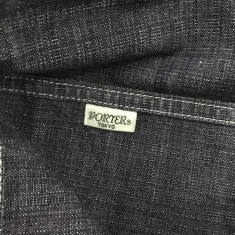 ポーター PORTER トートバッグ トートバッグ OUNCE デニム ロゴ、文字 インディゴ / インディゴ /  メンズ USED 古着 中古 10144953